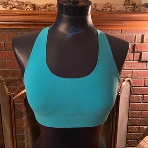 Lululemon Compression Exercise Sports Bra Blue 34C